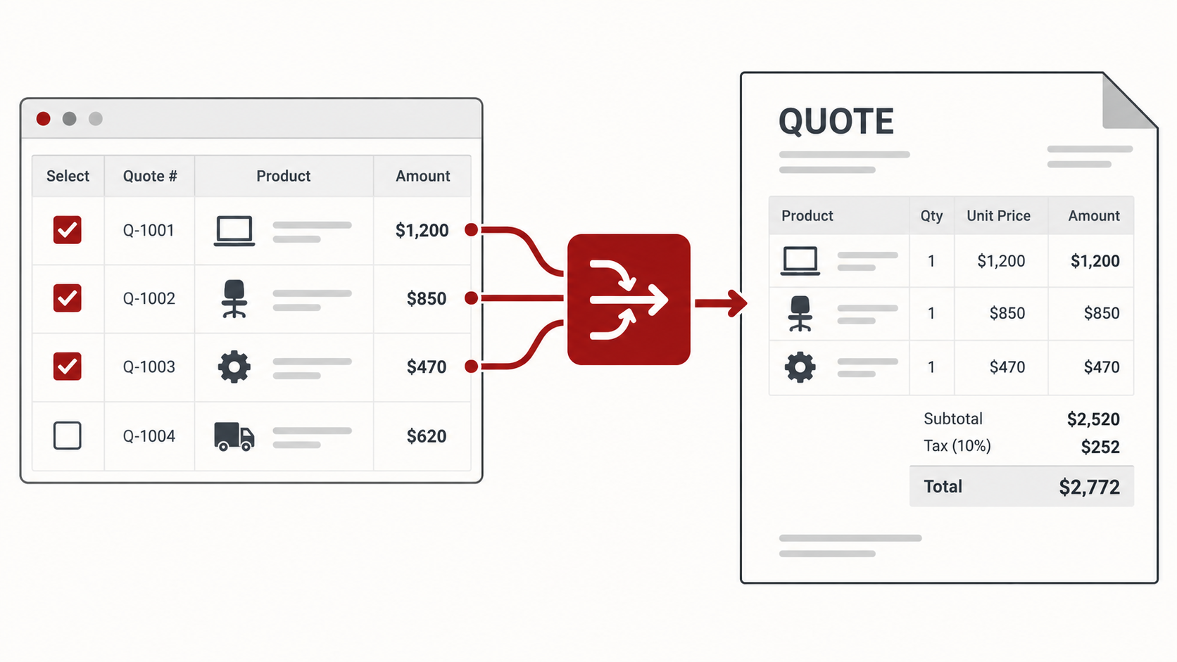 Zoho Creator: Button on Report for Merging Multiple Selected Records