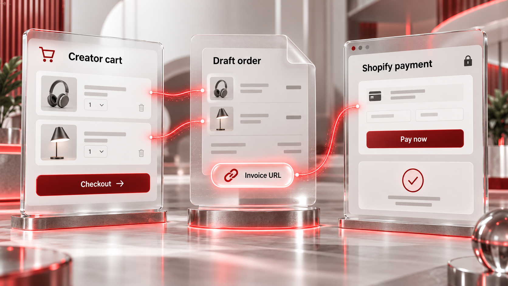 Zoho Creator - Integration with Shopify Checkout/Storefront API